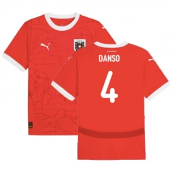Camiseta Fútbol Austria Danso #4 Eurocopa 2024 Primera Hombre Equipación