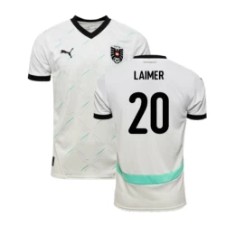 Camiseta Fútbol Austria Laimer #20 Eurocopa 2024 Segunda Hombre Equipación