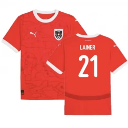 Camiseta Fútbol Austria Lainer #21 Eurocopa 2024 Primera Hombre Equipación