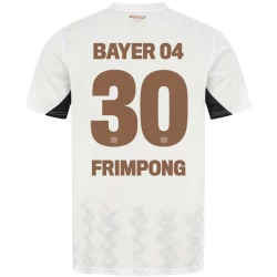 Camiseta Fútbol Bayer 04 Leverkusen 2024-25 Frimpong #30 Segunda Equipación Hombre