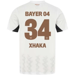 Camiseta Fútbol Bayer 04 Leverkusen 2024-25 Granit Xhaka #34 Segunda Equipación Hombre