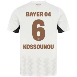 Camiseta Fútbol Bayer 04 Leverkusen 2024-25 Kossounou #6 Segunda Equipación Hombre