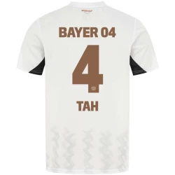 Camiseta Fútbol Bayer 04 Leverkusen 2024-25 Tah #4 Segunda Equipación Hombre