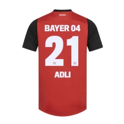 Camiseta Fútbol Bayer 04 Leverkusen Adli #21 2024-25 Primera Equipación Hombre