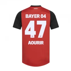Camiseta Fútbol Bayer 04 Leverkusen Aourir #47 2024-25 Primera Equipación Hombre