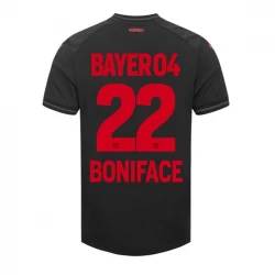 Camiseta Fútbol Bayer 04 Leverkusen Boniface #22 2023-24 Primera Equipación Hombre