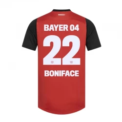 Camiseta Fútbol Bayer 04 Leverkusen Boniface #22 2024-25 Primera Equipación Hombre