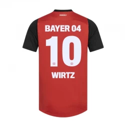 Camiseta Fútbol Bayer 04 Leverkusen Florian Wirtz #10 2024-25 Primera Equipación Hombre