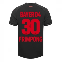 Camiseta Fútbol Bayer 04 Leverkusen Frimpong #30 2023-24 Primera Equipación Hombre