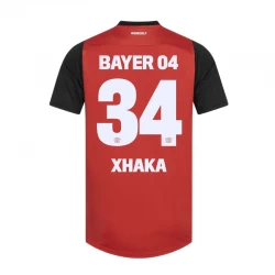 Camiseta Fútbol Bayer 04 Leverkusen Granit Xhaka #34 2024-25 Primera Equipación Hombre