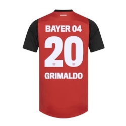 Camiseta Fútbol Bayer 04 Leverkusen Grimaldo #20 2024-25 Primera Equipación Hombre