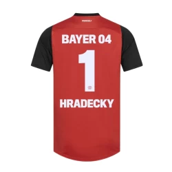 Camiseta Fútbol Bayer 04 Leverkusen Hradecky #1 2024-25 Primera Equipación Hombre