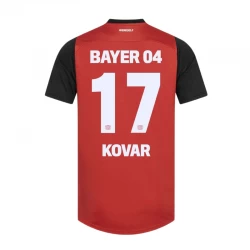 Camiseta Fútbol Bayer 04 Leverkusen Kovar #17 2024-25 Primera Equipación Hombre