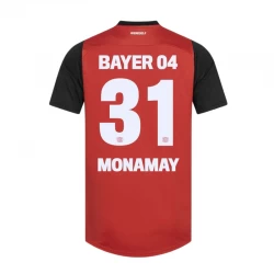 Camiseta Fútbol Bayer 04 Leverkusen Monamay #31 2024-25 Primera Equipación Hombre
