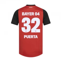 Camiseta Fútbol Bayer 04 Leverkusen Puerta #32 2024-25 Primera Equipación Hombre