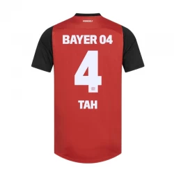 Camiseta Fútbol Bayer 04 Leverkusen Tah #4 2024-25 Primera Equipación Hombre