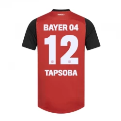 Camiseta Fútbol Bayer 04 Leverkusen Tapsoba #12 2024-25 Primera Equipación Hombre