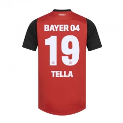 Camiseta Fútbol Bayer 04 Leverkusen Tella #19 2024-25 Primera Equipación Hombre
