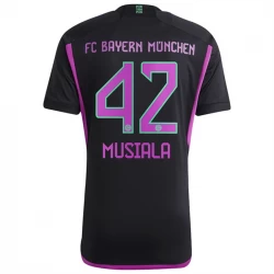 Camiseta Fútbol Bayern Múnich 2023-24 Jamal Musiala #42 Segunda Equipación Hombre