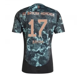 Camiseta Fútbol Bayern Múnich 2024-25 Bryan #17 Segunda Equipación Hombre