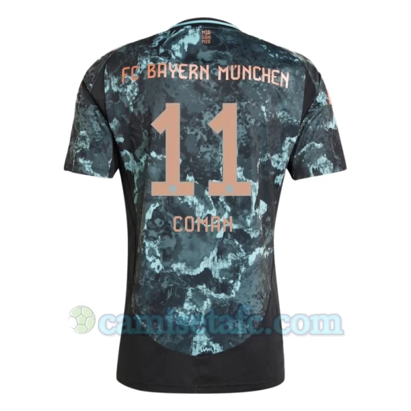 Camiseta Fútbol Bayern Múnich 2024-25 Coman #11 Segunda Equipación Hombre