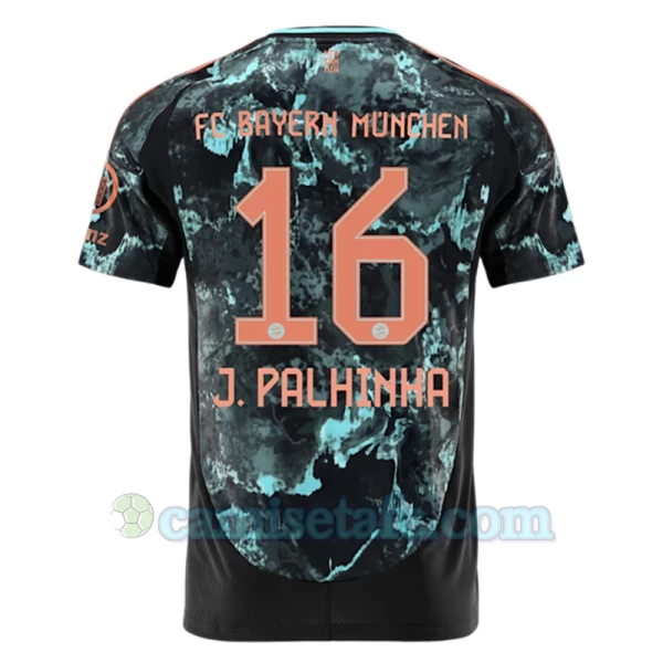 Camiseta Fútbol Bayern Múnich 2024-25 J.Palhinha #16 Segunda Equipación Hombre