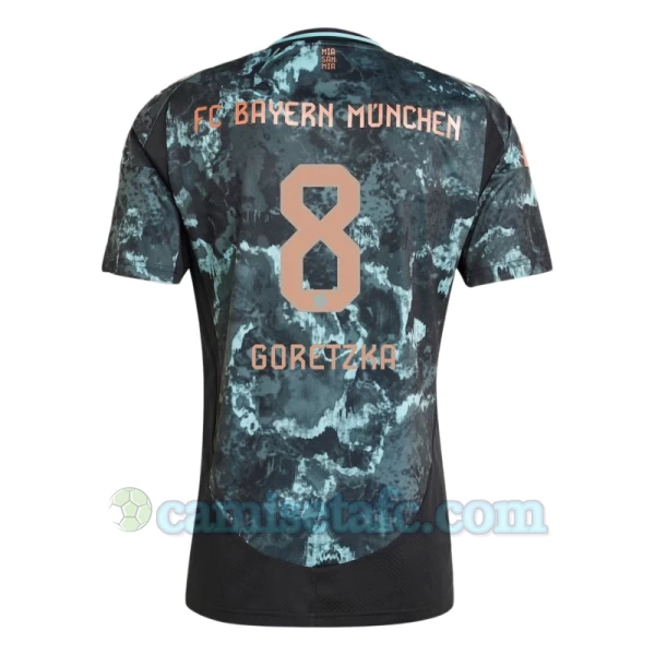 Camiseta Fútbol Bayern Múnich 2024-25 Leon Goretzka #8 Segunda Equipación Hombre