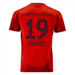 Camiseta Fútbol Bayern Múnich Alphonso Davies #19 2024-25 Primera Equipación Hombre
