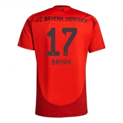 Camiseta Fútbol Bayern Múnich Bryan #17 2024-25 Primera Equipación Hombre