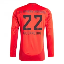 Camiseta Fútbol Bayern Múnich Guerreiro #22 2024-25 Primera Equipación Hombre Manga Larga