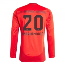 Camiseta Fútbol Bayern Múnich Ibrahimovic #20 2024-25 Primera Equipación Hombre Manga Larga