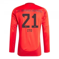 Camiseta Fútbol Bayern Múnich Ito #21 2024-25 Primera Equipación Hombre Manga Larga