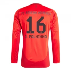 Camiseta Fútbol Bayern Múnich J. Palhinha #16 2024-25 Primera Equipación Hombre Manga Larga