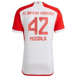 Camiseta Fútbol Bayern Múnich Jamal Musiala #42 2023-24 Primera Equipación Hombre