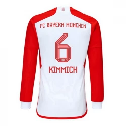 Camiseta Fútbol Bayern Múnich Joshua Kimmich #6 2023-24 Primera Equipación Hombre Manga Larga
