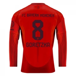Camiseta Fútbol Bayern Múnich Leon Goretzka #8 2024-25 Primera Equipación Hombre Manga Larga