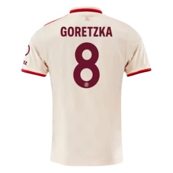 Camiseta Fútbol Bayern Múnich Leon Goretzka #8 2024-25 Tercera Equipación Hombre