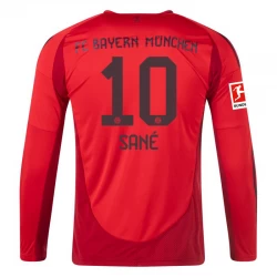 Camiseta Fútbol Bayern Múnich Leroy Sané #10 2024-25 Primera Equipación Hombre Manga Larga