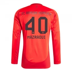 Camiseta Fútbol Bayern Múnich Mazraoui #40 2024-25 Primera Equipación Hombre Manga Larga