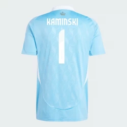 Camiseta Fútbol Bélgica Kaminski #1 Eurocopa 2024 Segunda Hombre Equipación