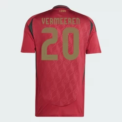 Camiseta Fútbol Bélgica Vermeeren #20 Eurocopa 2024 Primera Hombre Equipación