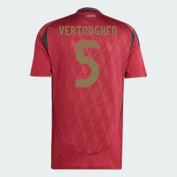 Camiseta Fútbol Bélgica Vertonghen #5 Eurocopa 2024 Primera Hombre Equipación