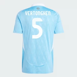 Camiseta Fútbol Bélgica Vertonghen #5 Eurocopa 2024 Segunda Hombre Equipación