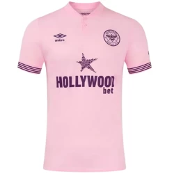 Camiseta Fútbol Brentford FC 2024-25 Pink Segunda Equipación Hombre