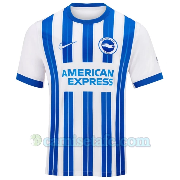 Camiseta Fútbol Brighton Hove Albion 2024-25 Primera Equipación Hombre