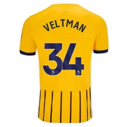 Camiseta Fútbol Brighton Hove Albion 2024-25 Veltman #34 Segunda Equipación Hombre