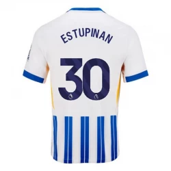 Camiseta Fútbol Brighton Hove Albion Estupinan #30 2024-25 Primera Equipación Hombre