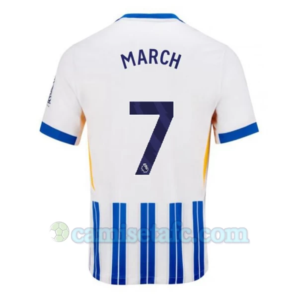 Camiseta Fútbol Brighton Hove Albion March #7 2024-25 Primera Equipación Hombre