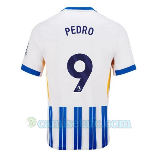 Camiseta Fútbol Brighton Hove Albion Pedro #9 2024-25 Primera Equipación Hombre