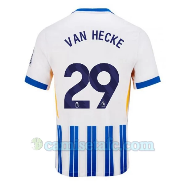 Camiseta Fútbol Brighton Hove Albion Van Hecke #29 2024-25 Primera Equipación Hombre